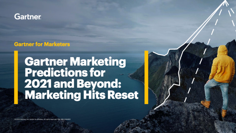 Predições de Marketing da Gartner para 2021 e os Próximos Anos