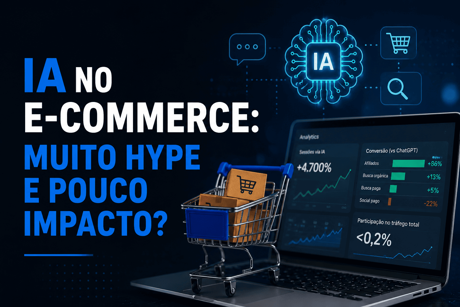 IA no e-commerce: muito hype e pouco impacto?
